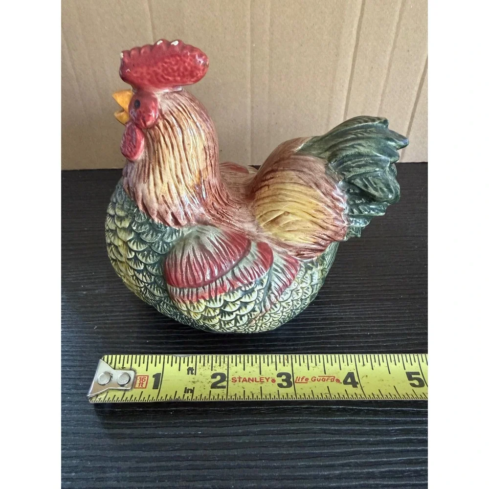 Sakura by Oneida China Ceramic Rooster Figurine Farmhouse Decor Creamer